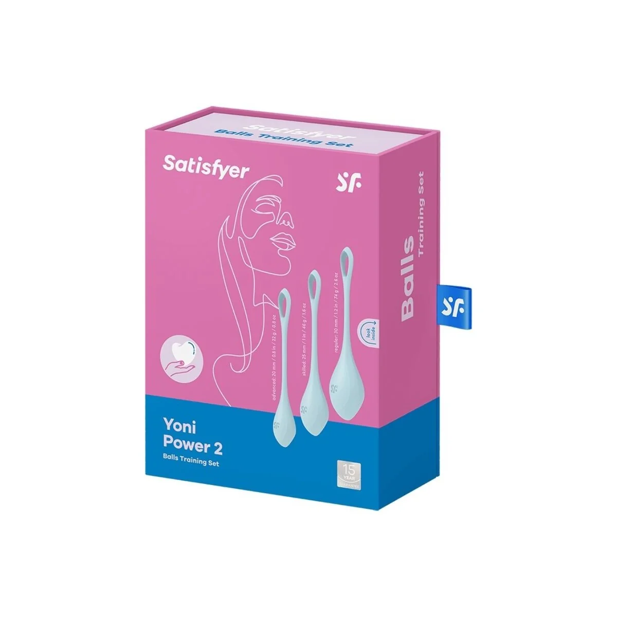 Yoni Power 2 Trainingsset Blau von Satisfyer Balls kaufen | Fesselliebe