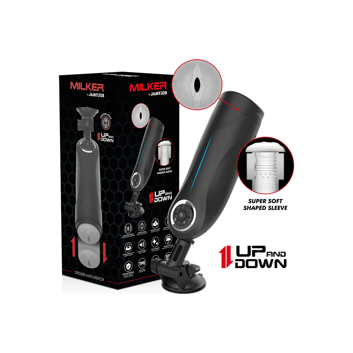 Milker Stroker Auf- und Ab-Funktion von Jamyjob kaufen | Fesselliebe