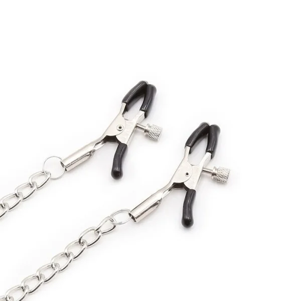 Ringknebel mit Ketten und Nippelklemmen von Ohmama Fetish kaufen | Fesselliebe