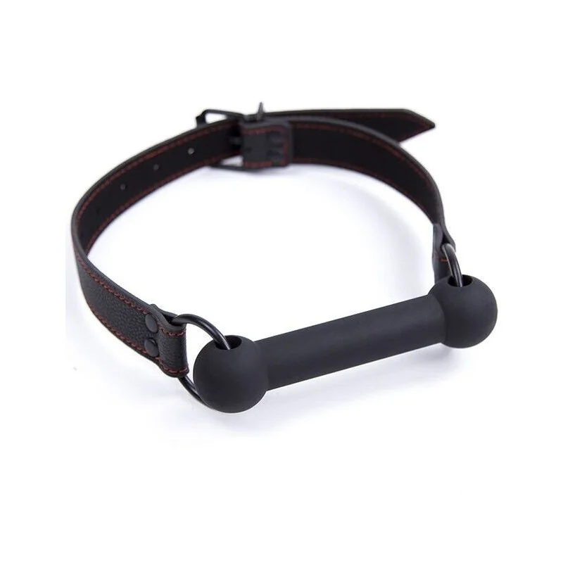 Knochenknebel mit Pu-Riemen von Ohmama Fetish kaufen | Fesselliebe