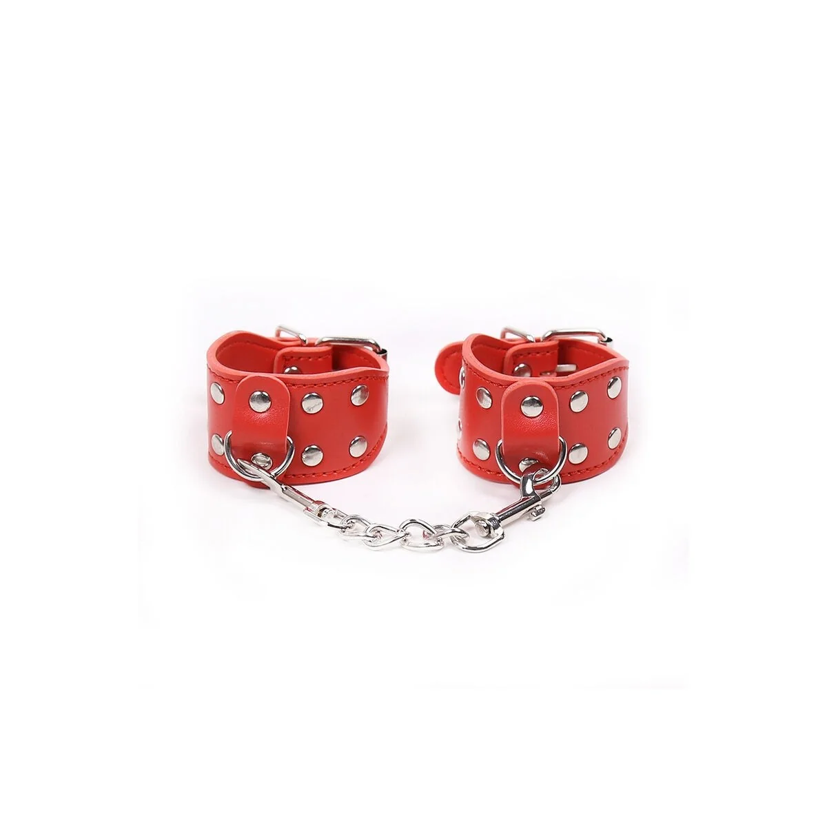 Verstellbare Handschellen mit Metallkette von Ohmama Fetish kaufen | Fesselliebe