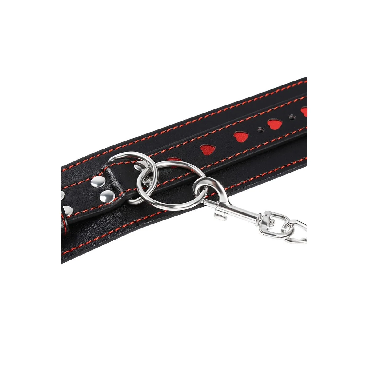 Handschellen mit Herzeinlagen von Ohmama Fetish kaufen | Fesselliebe