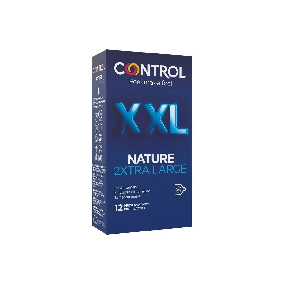 Nature 2xtra Large Xxl Kondome - 12 Stück von Control Condoms kaufen | Fesselliebe