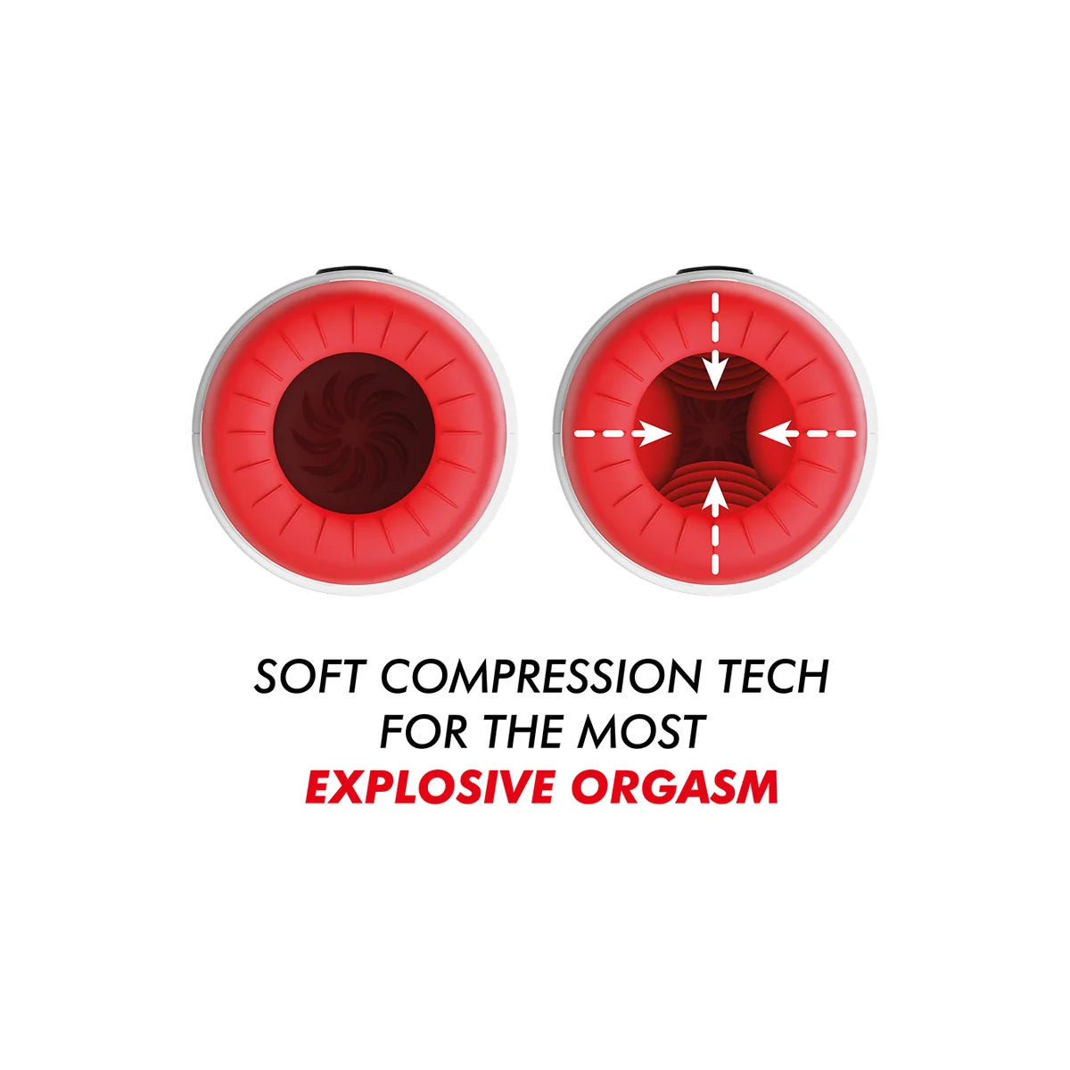 Rocket Masturbator Soft Compression Tech und Vibration von Jamyjob kaufen | Fesselliebe