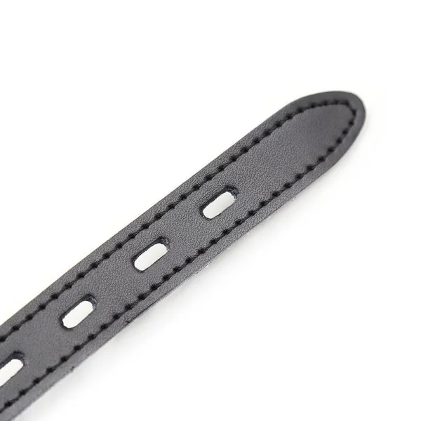 Silikon-Ballgag mit Ledergürtel (VORHÄNGESCHLOSS Inklusive) von Ohmama Fetish kaufen | Fesselliebe