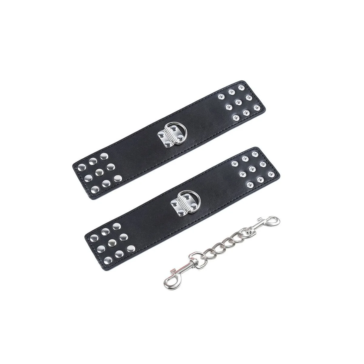 Handgelenkfesseln aus Metall mit Schnappbefestigung von Ohmama Fetish kaufen | Fesselliebe