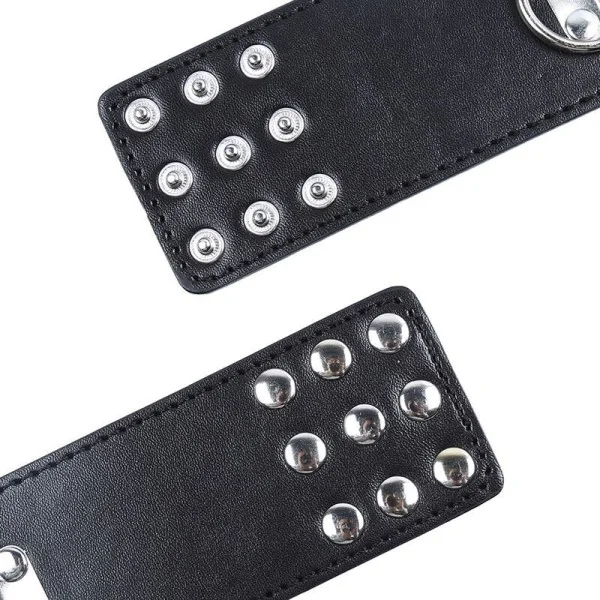 Handgelenkfesseln aus Metall mit Schnappbefestigung von Ohmama Fetish kaufen | Fesselliebe