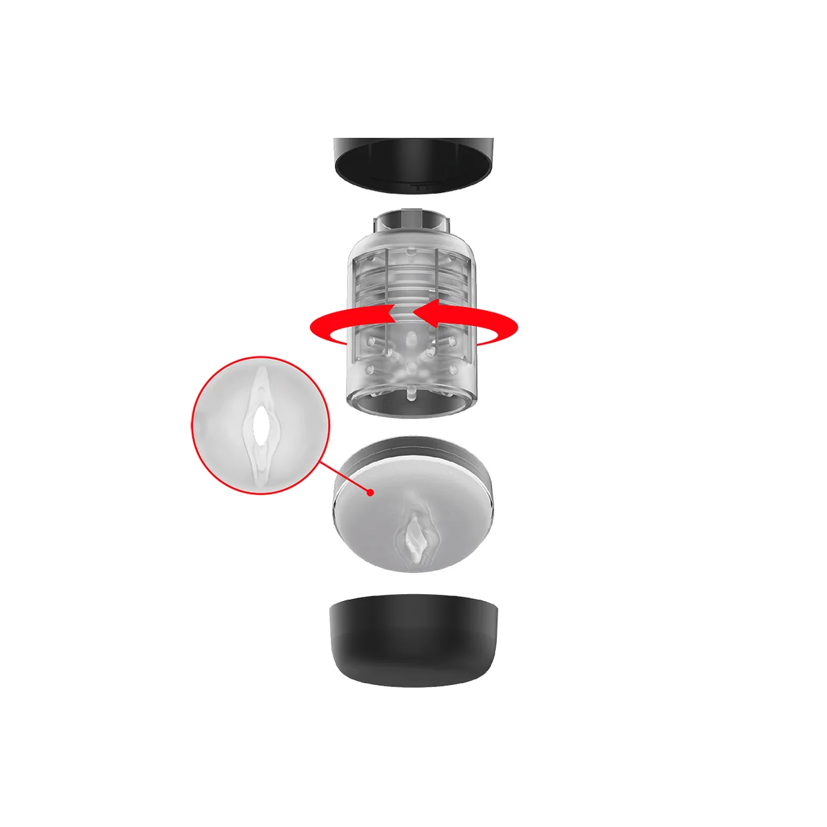 Tornado 360 Rotate Tech Stroker von Jamyjob kaufen | Fesselliebe