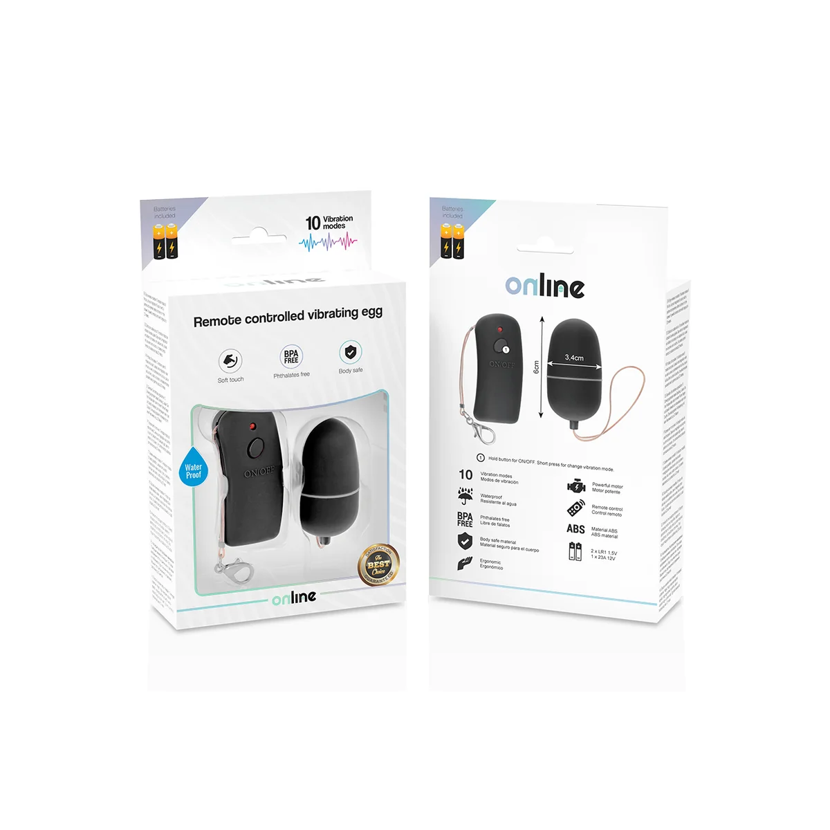 Vibrierendes Ei mit Schwarzer mit Fernbedienung von Online kaufen | Fesselliebe