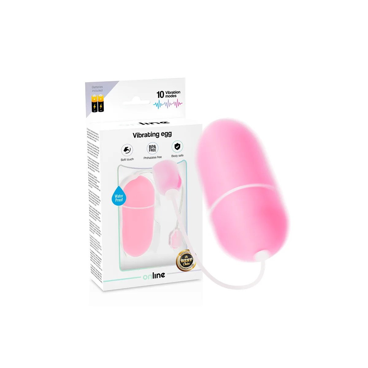 Rosa Wasserdichtess Vibrations-Ei von Online kaufen | Fesselliebe