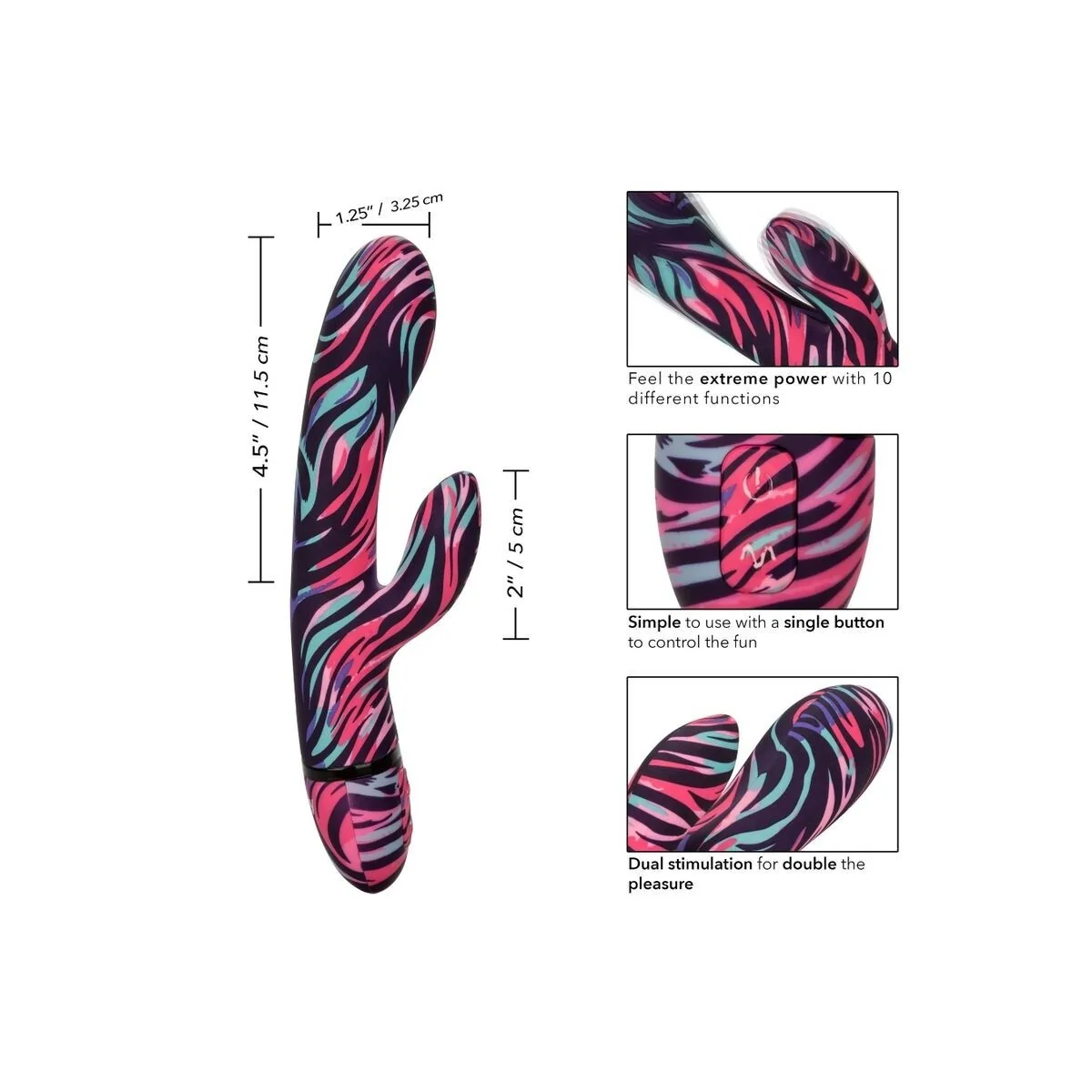 Menage A Moi Dual Wand Vibrator von Calexotics kaufen | Fesselliebe