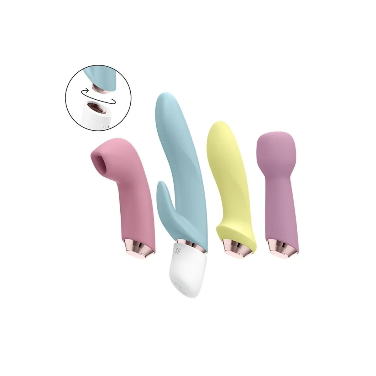 Marvelous Four Vibrator und Luftpulsset von Satisfyer Vibrator kaufen | Fesselliebe