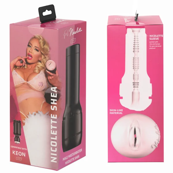 Keon + Feel Nicolette Shea Stroker + Aqua-Qualitts-Schmiermittel 50 ml von Kiiroo kaufen | Fesselliebe