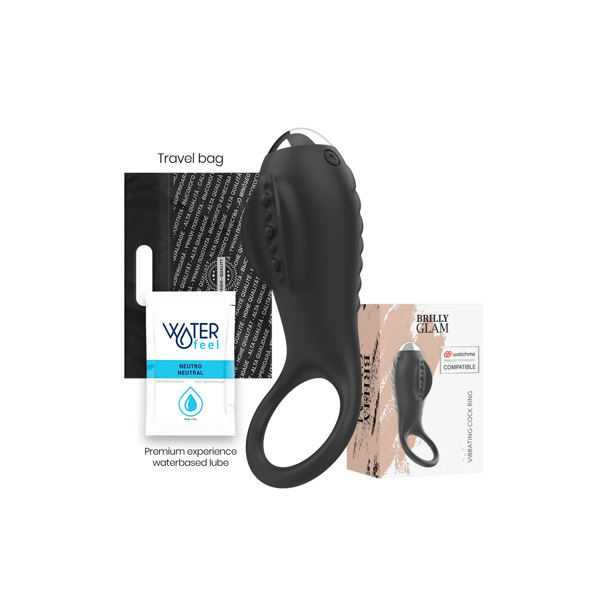 Alan Cock Ring Watchme Kompatibel mit Drahtloser Technologie von Brilly Glam kaufen | Fesselliebe