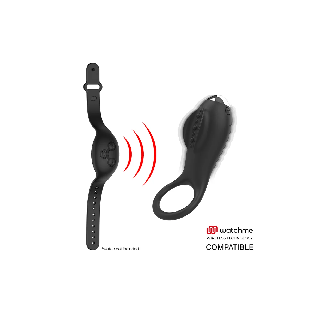 Alan Cock Ring Watchme Kompatibel mit Drahtloser Technologie von Brilly Glam kaufen | Fesselliebe