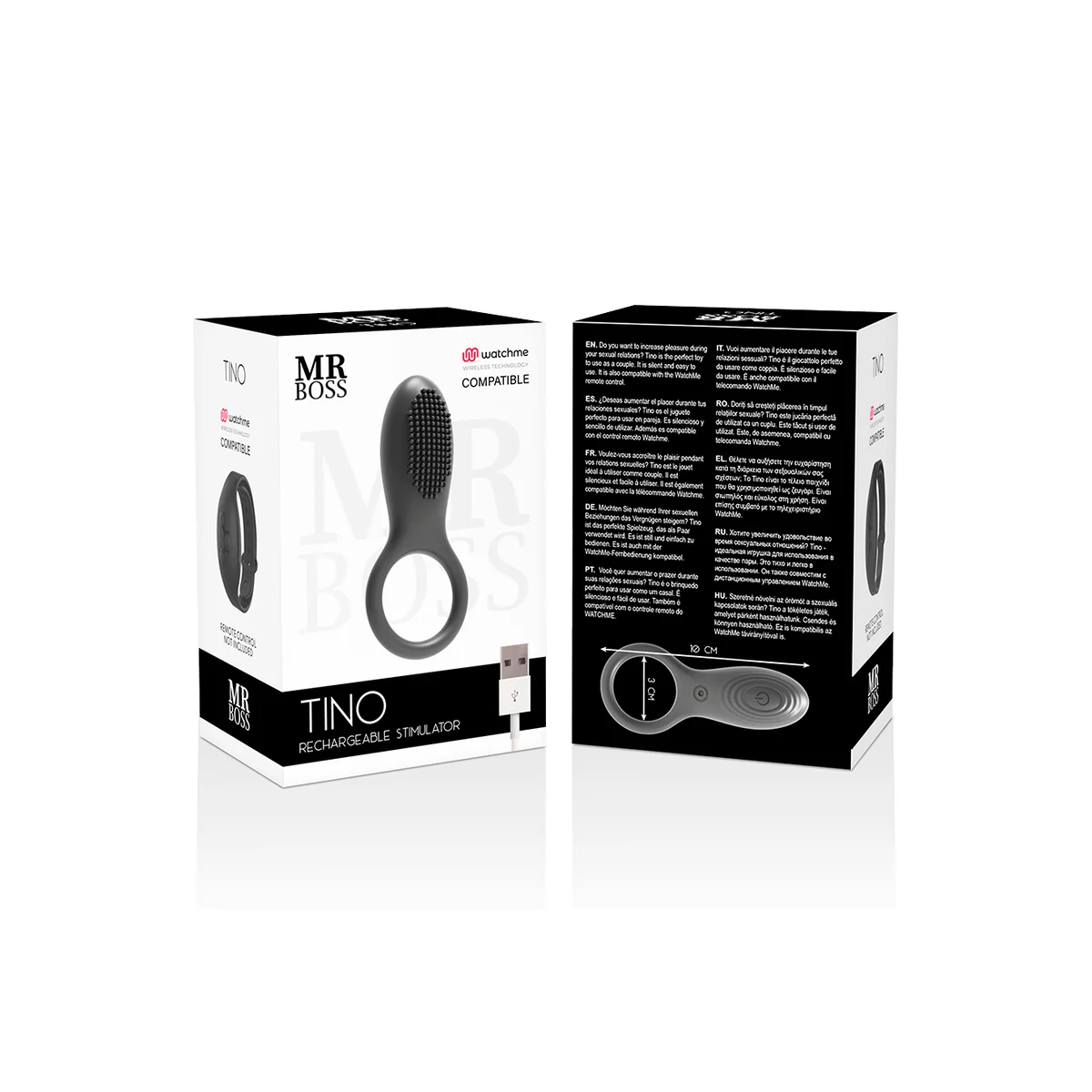 Tino Stimulatorring Kompatibel mit der Watchme Wireless-Technologie von Mr. Boss kaufen | Fesselliebe