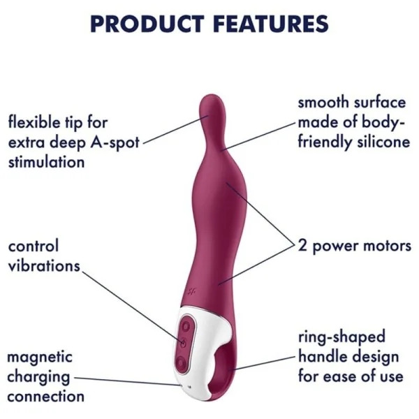 Amazing 1 Aspot Vibrator Beere von Satisfyer Vibrator kaufen | Fesselliebe