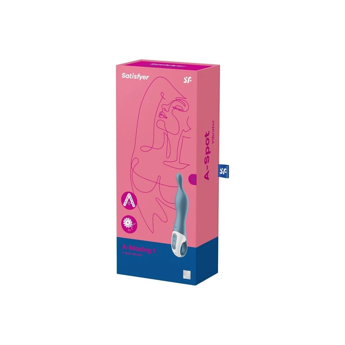 Amazing 1 Aspot Vibrator Blau von Satisfyer Vibrator kaufen | Fesselliebe