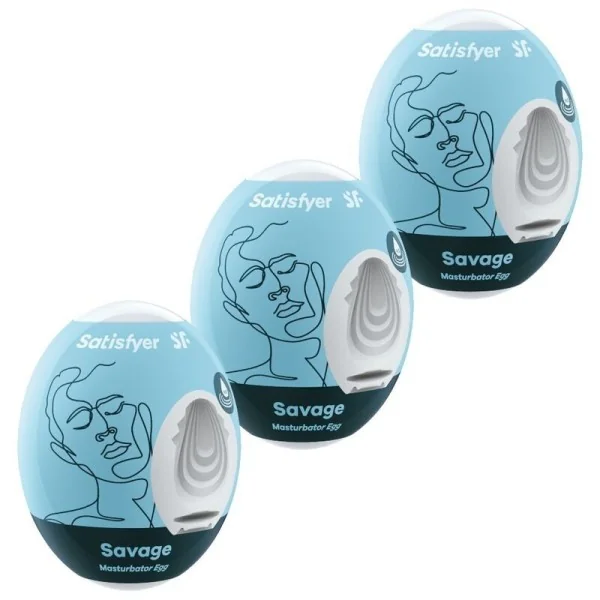 3 Masturbator Eier Savage von Satisfyer Eggs kaufen | Fesselliebe