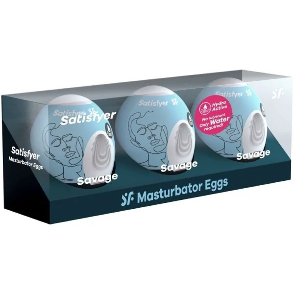 3 Masturbator Eier Savage von Satisfyer Eggs kaufen | Fesselliebe