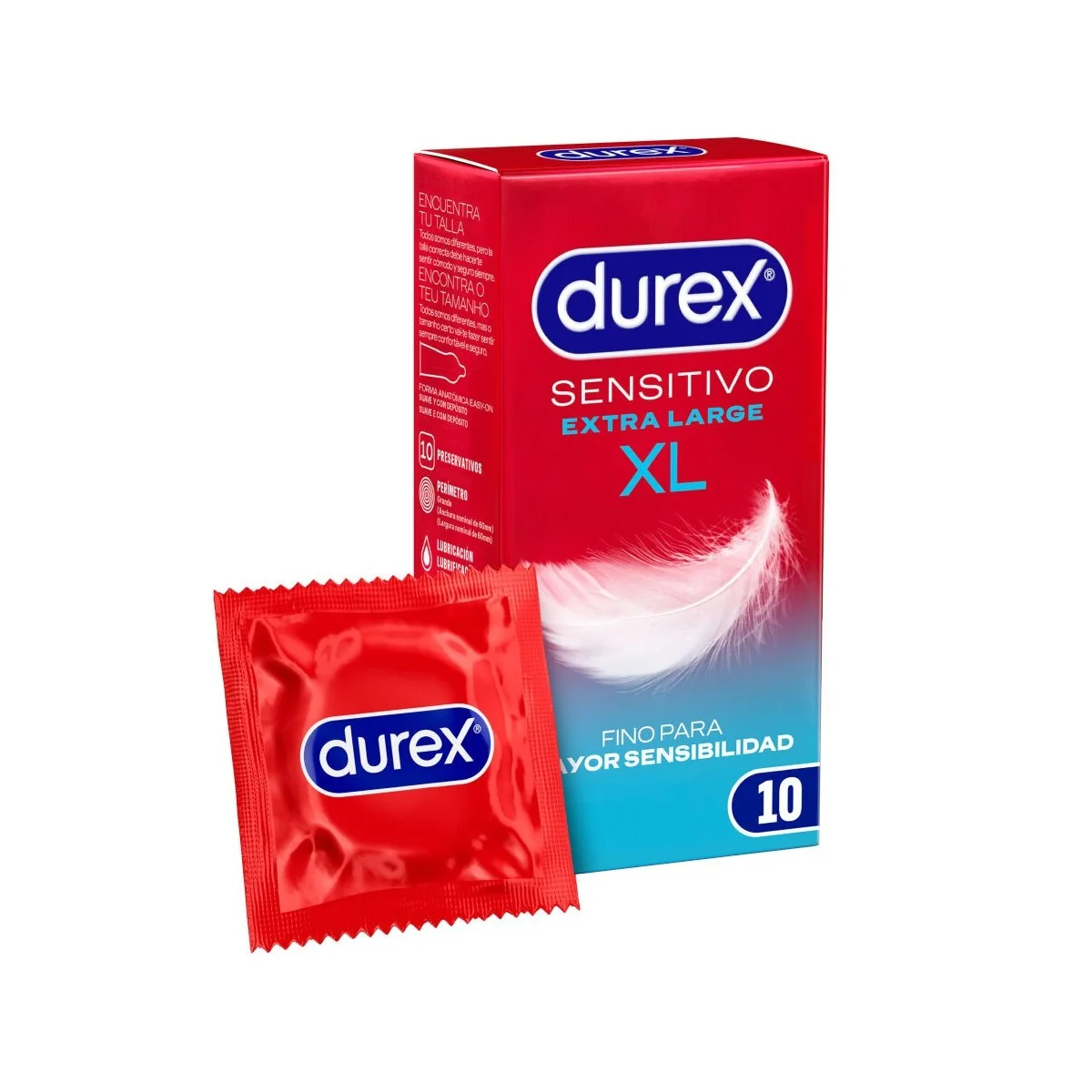 Sensitive XL-Kondome 10 Stück von Durex Condoms kaufen | Fesselliebe