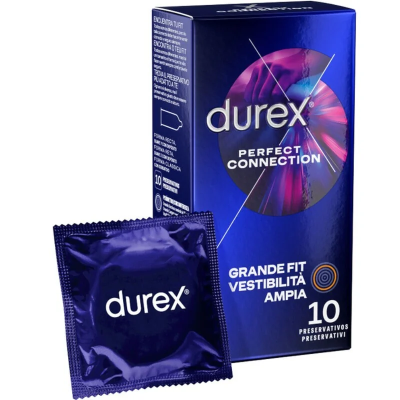 Perfect Connection Silikon Extra Schmierung 10 Stück von Durex Condoms kaufen | Fesselliebe
