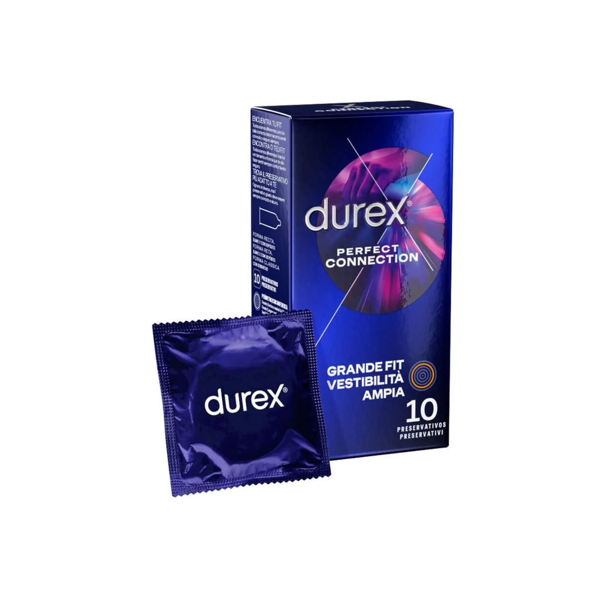 Perfect Connection Silikon Extra Schmierung 10 Stück von Durex Condoms kaufen | Fesselliebe