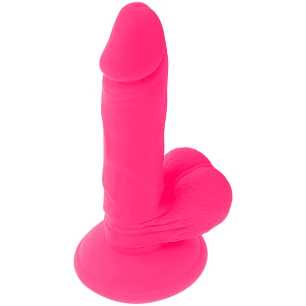 Flexibler Vibrierender Dildo Rosa 17 cm -O- 3.3 cm von Diversia kaufen | Fesselliebe