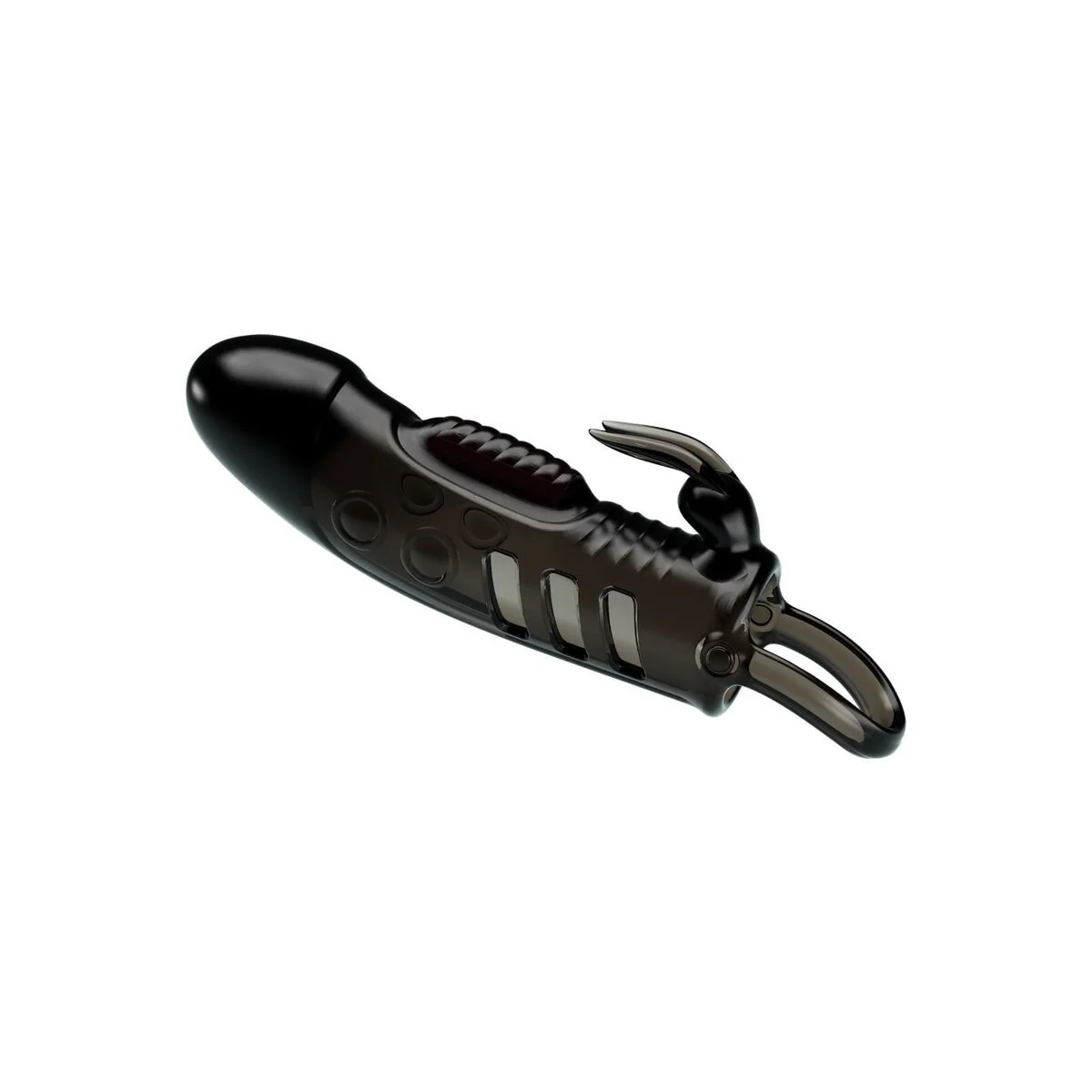 Sloane Rabbit Penishülle Schwarz von Pretty Love kaufen | Fesselliebe