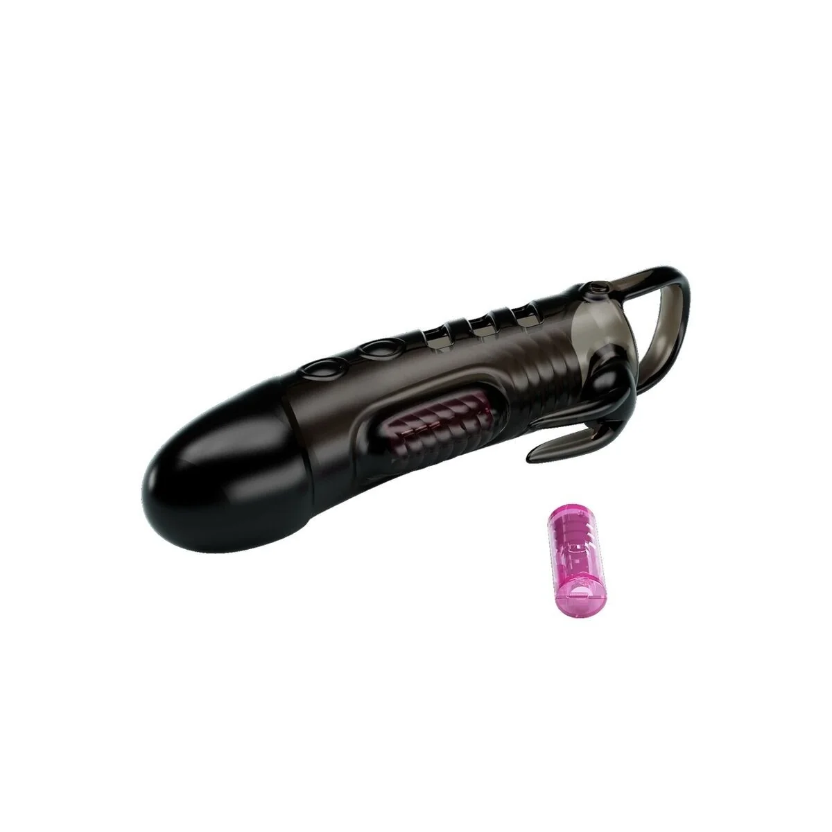 Sloane Rabbit Penishülle Schwarz von Pretty Love kaufen | Fesselliebe