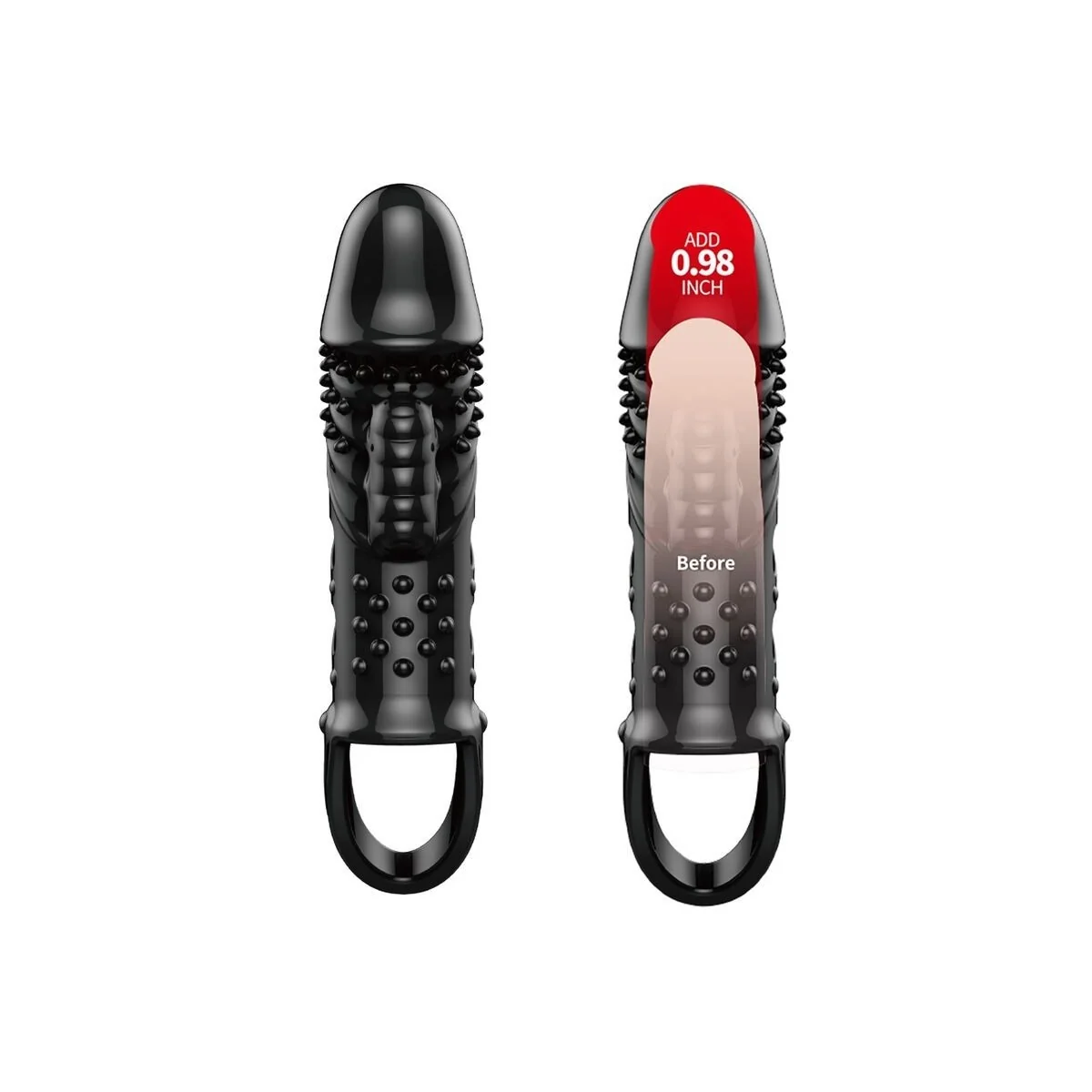 Cecelia Schwarze Penishülse von Pretty Love kaufen | Fesselliebe