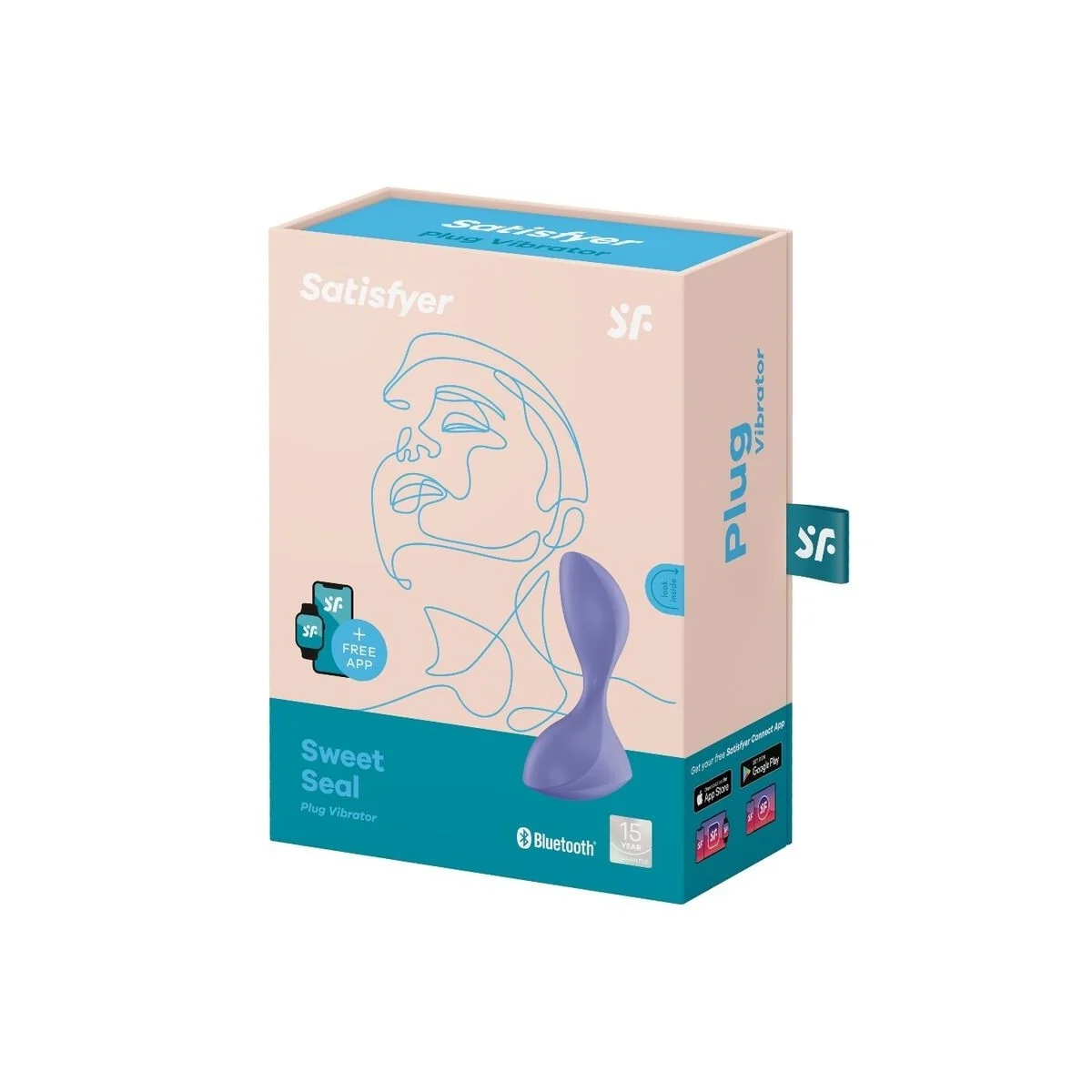 Sweet Seal Vibrierstecker App Violett von Satisfyer Connect kaufen | Fesselliebe