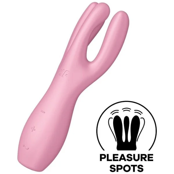 Threesome 3 Vibrator Rosa von Satisfyer Vibrator kaufen | Fesselliebe