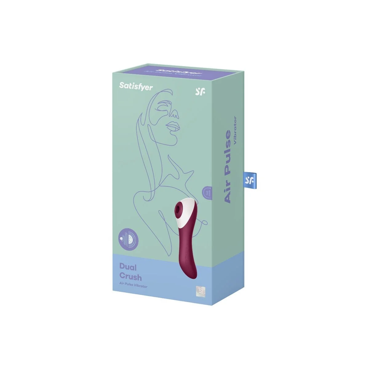 Dual Crush Air Pulse Vibrator von Satisfyer Air Pulse kaufen | Fesselliebe