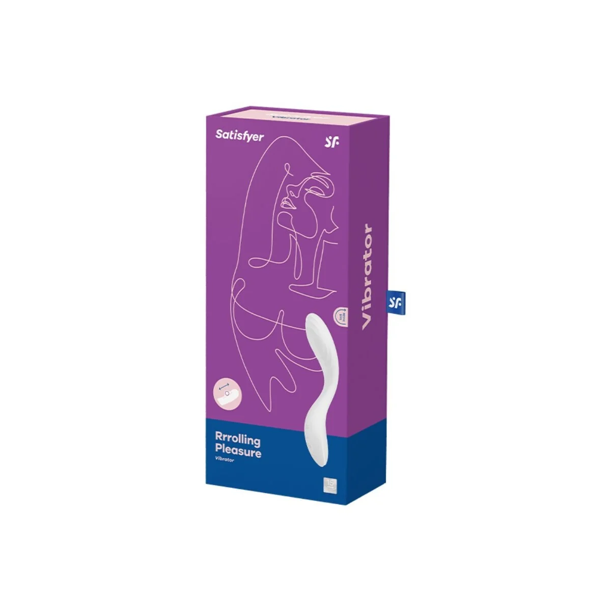 Rrrolling Pleasure Gspot Vibrator Weiss von Satisfyer Vibrator kaufen | Fesselliebe