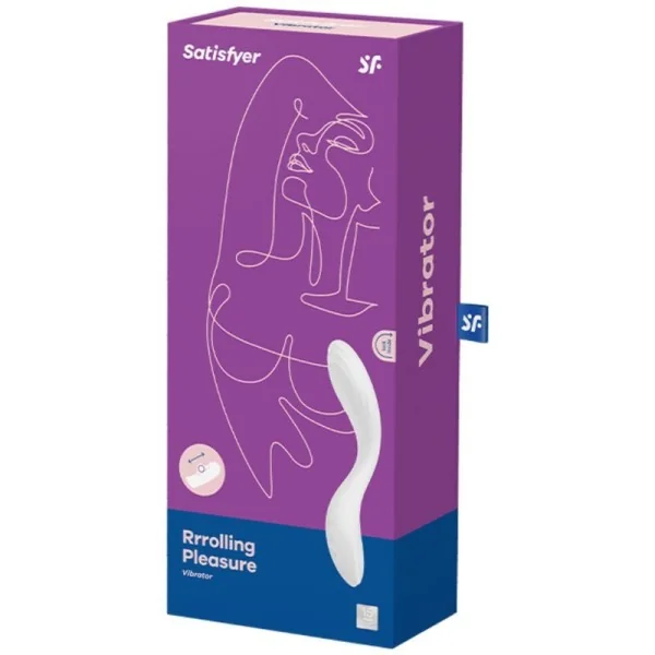 Rrrolling Pleasure Gspot Vibrator Weiss von Satisfyer Vibrator kaufen | Fesselliebe
