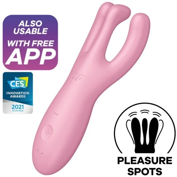 Threesome 4 Vibratorapp Rosa von Satisfyer Connect kaufen | Fesselliebe