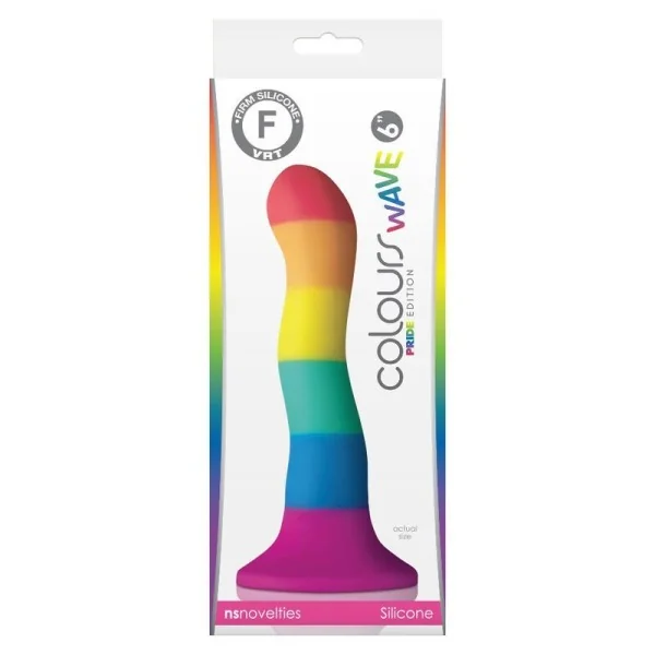 Lgbt Flagge Dildo Welle 17 cm von Pride kaufen | Fesselliebe