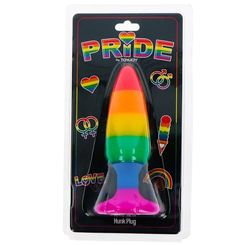 Lgbt Flag Plug Hunk 10,5 cm von Pride kaufen | Fesselliebe 2