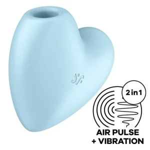Cutie Heart Air Pulse Stimulator & Vibrator Blau von Satisfyer Air Pulse kaufen | Fesselliebe