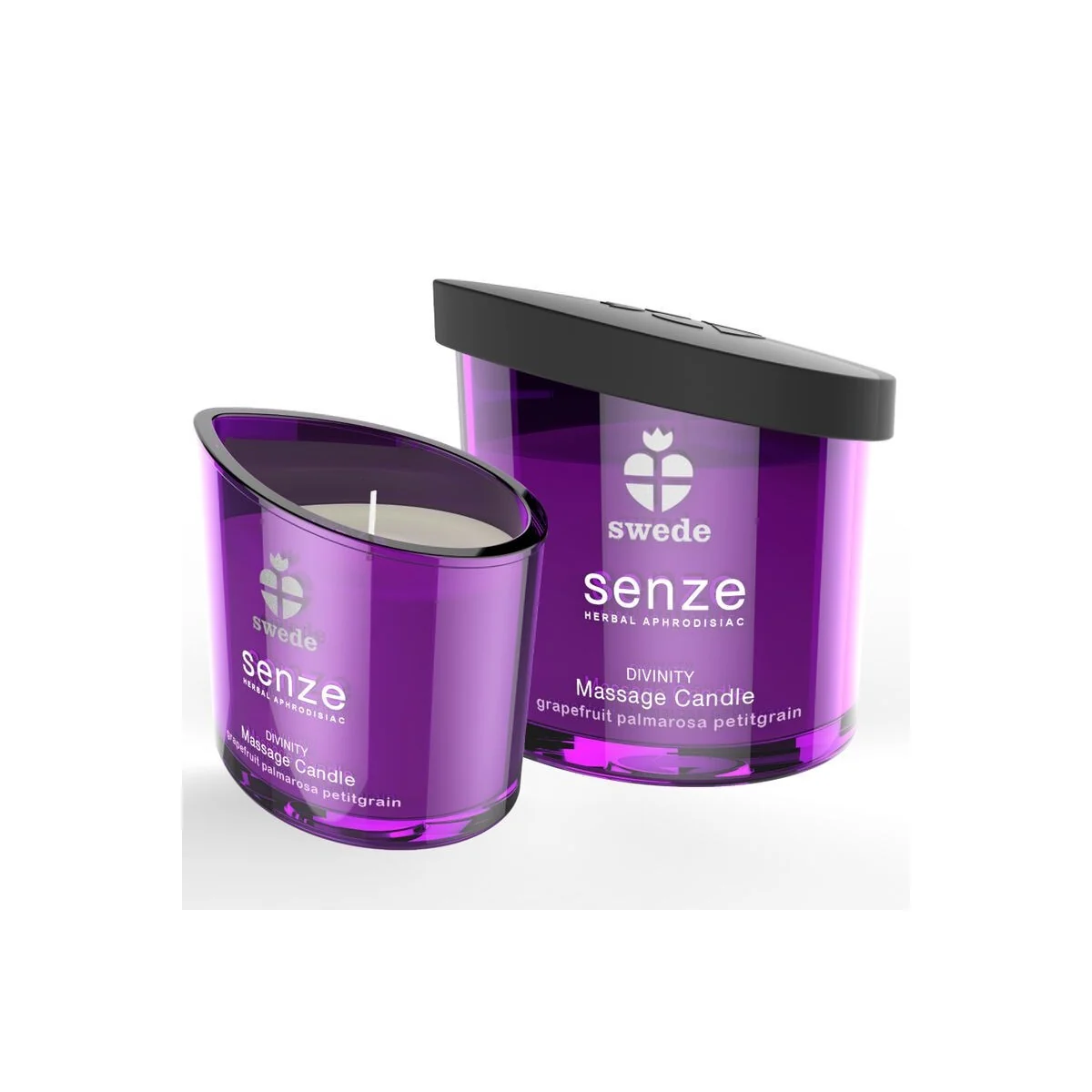 Senze Divinity Massagekerze - Grapefruit, Palmarosa, Petitgrain von Swede kaufen | Fesselliebe