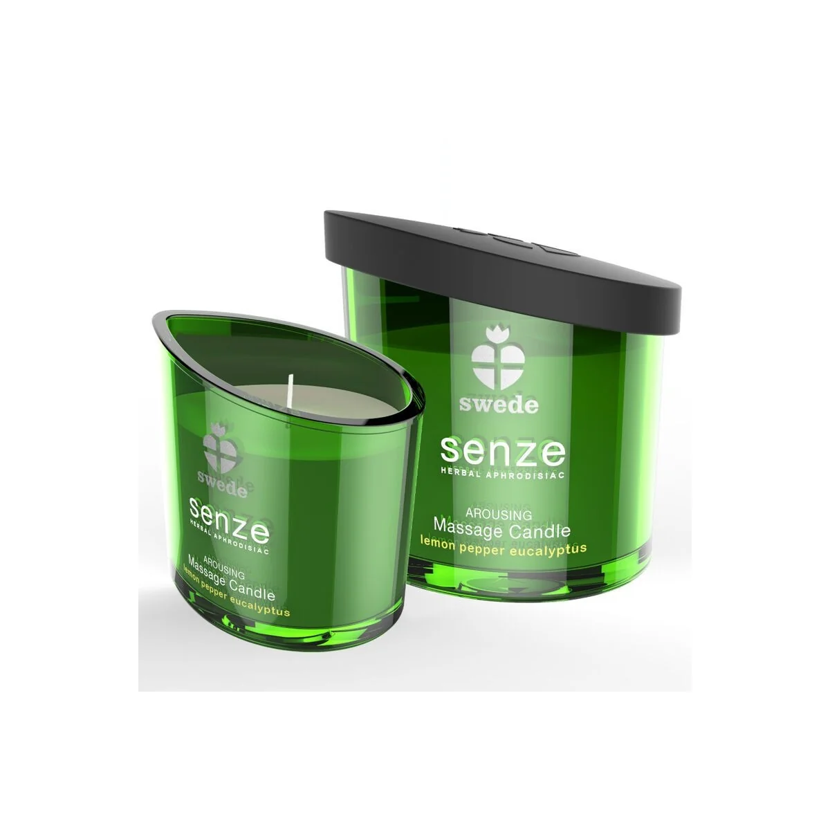 Senze Erweckende Massagekerze - Zitrone, Pfeffer, Eukalyptus von Swede kaufen | Fesselliebe