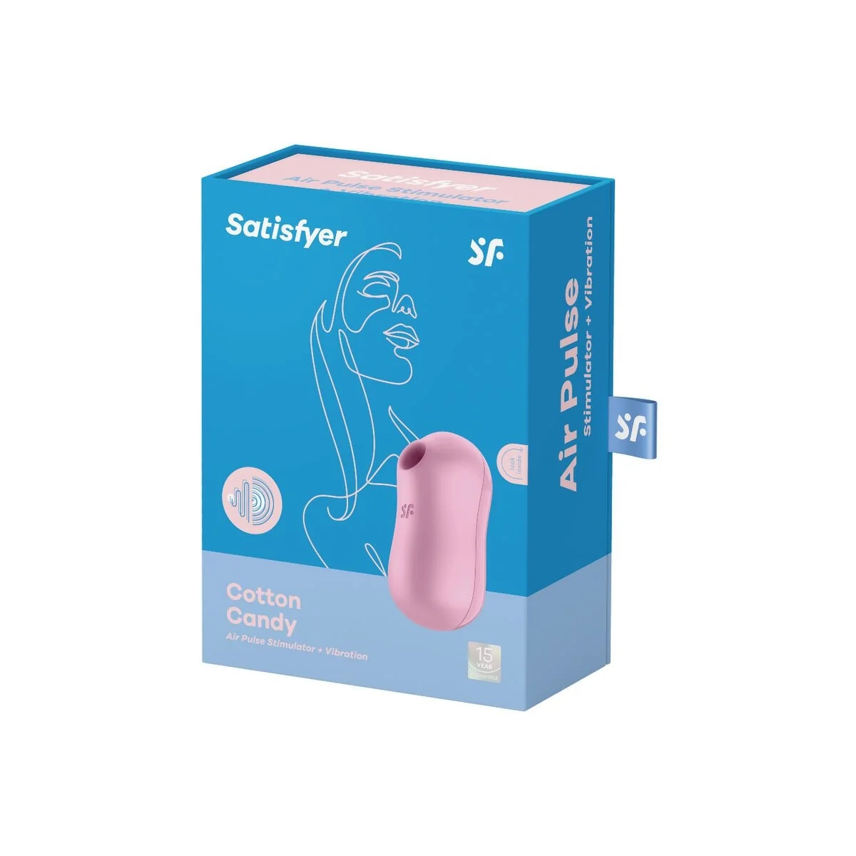 Cotton Candy Air Pulse Stimulator & Vibrator Lila von Satisfyer Air Pulse kaufen | Fesselliebe