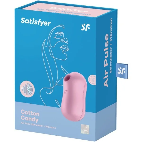 Cotton Candy Air Pulse Stimulator & Vibrator Lila von Satisfyer Air Pulse kaufen | Fesselliebe