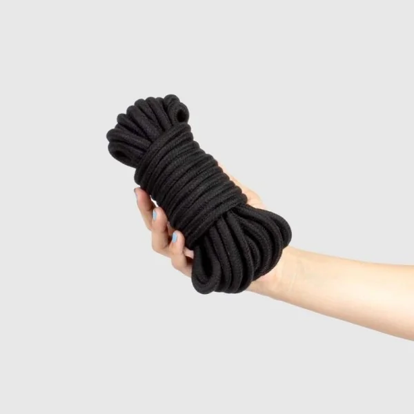 Schwarzes Bondage-Seil Bdsm-Kollektion von Secretplay 100% Fetish kaufen | Fesselliebe