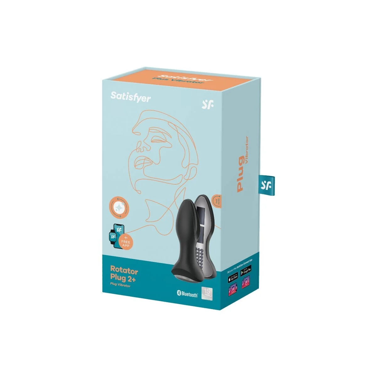 Rotator Plug 2+ Vibrierende Plugapp Schwarz von Satisfyer Connect kaufen | Fesselliebe