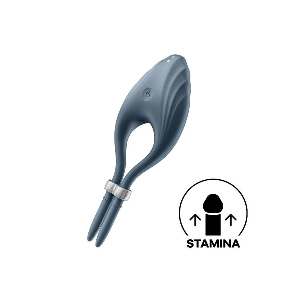 Duelist Ringvibrator Grau von Satisfyer Ring kaufen | Fesselliebe