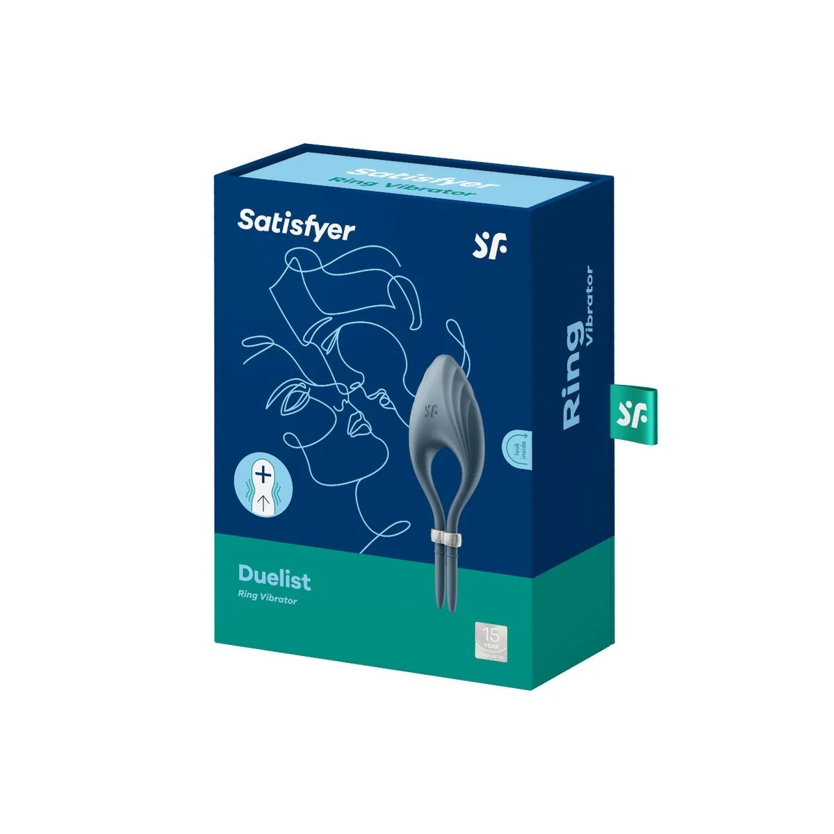 Duelist Ringvibrator Grau von Satisfyer Ring kaufen | Fesselliebe