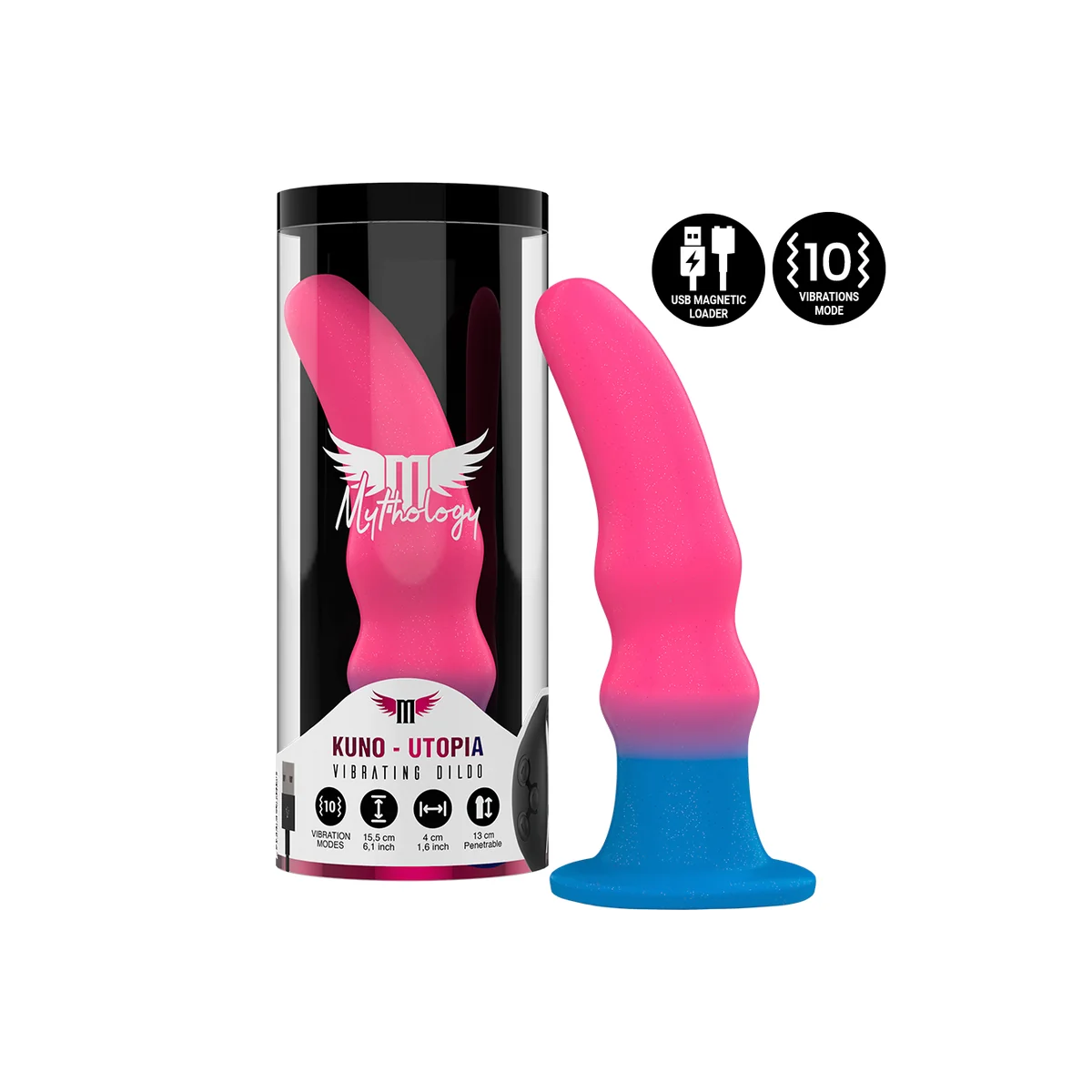 Kuno Utopia Dildo M - Vibrator Kompatibel mit Watchme Wireless Technology von Mythology Fantasy Dildo kaufen | Fesselliebe
