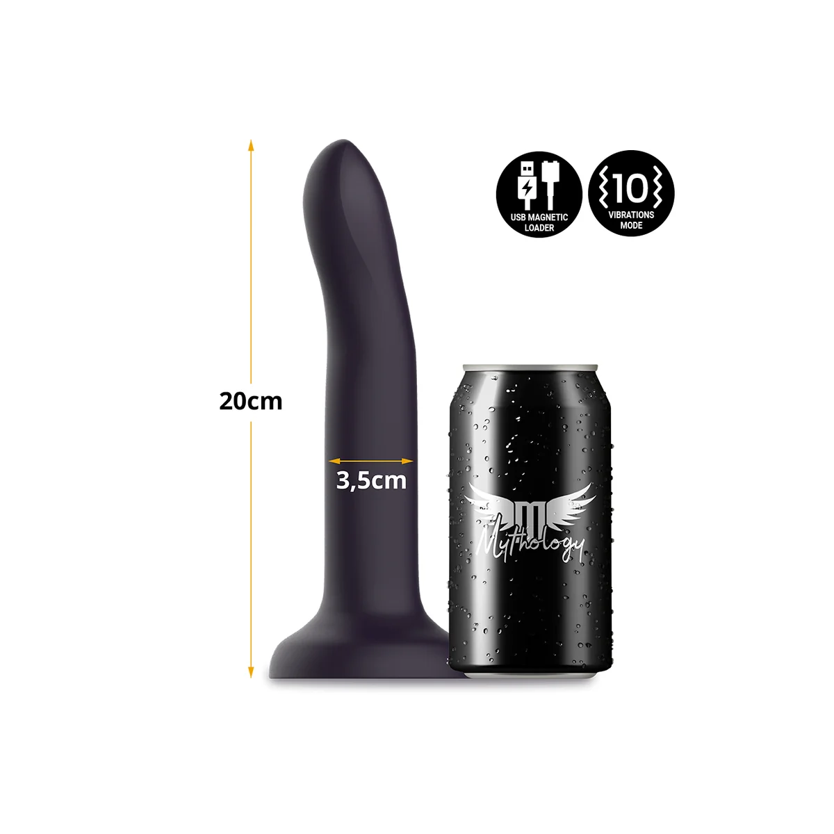 Duman Mystic Dildo L - Vibrator Kompatibel mit Watchme Wireless Technology von Mythology Fantasy Dildo kaufen | Fesselliebe